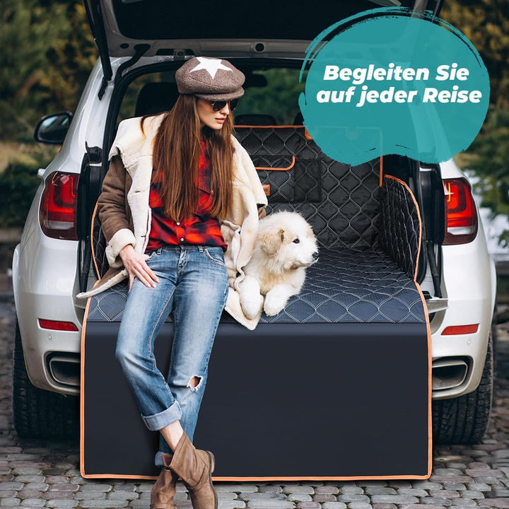KYG Kofferraumschutz Hund, Gesteppte Schutzmatte & Hundedecke mit Seiten- und Ladekantenschutz – Was