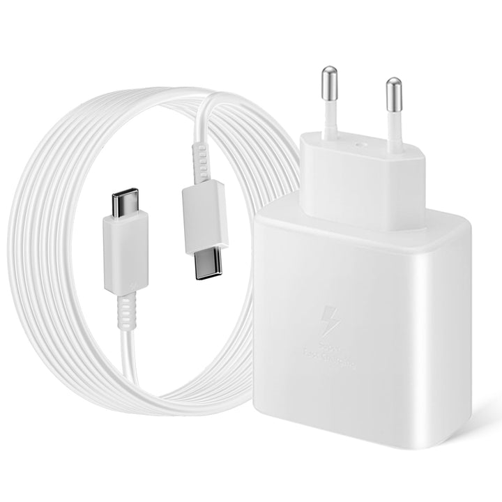 45W USB C Ladegerät Schnellladegerät, Super Fast Charger Netzteil mit 2 m 5A Ladekabel Schnellladeka