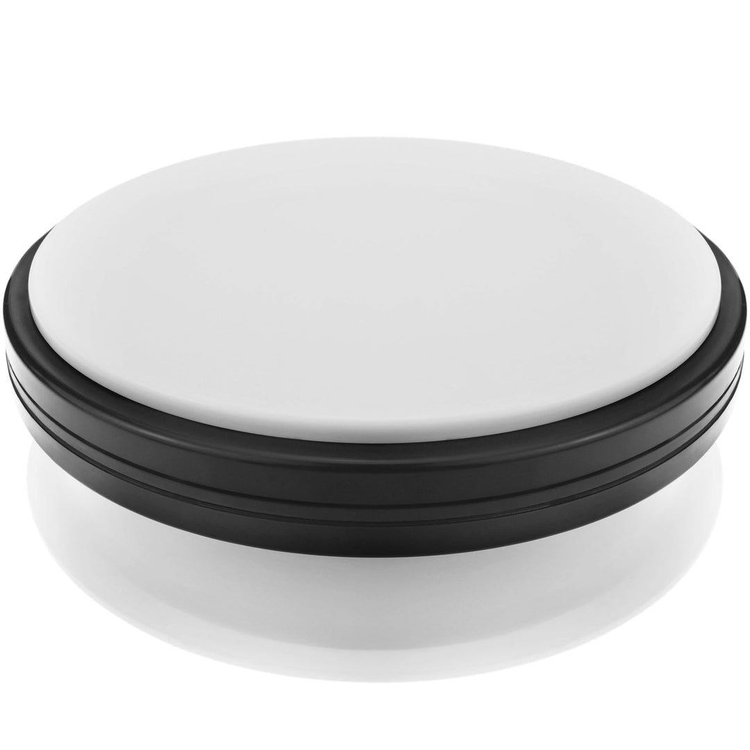 PrimeMatik - Elektrish rotierende drehteller 15cm weiss