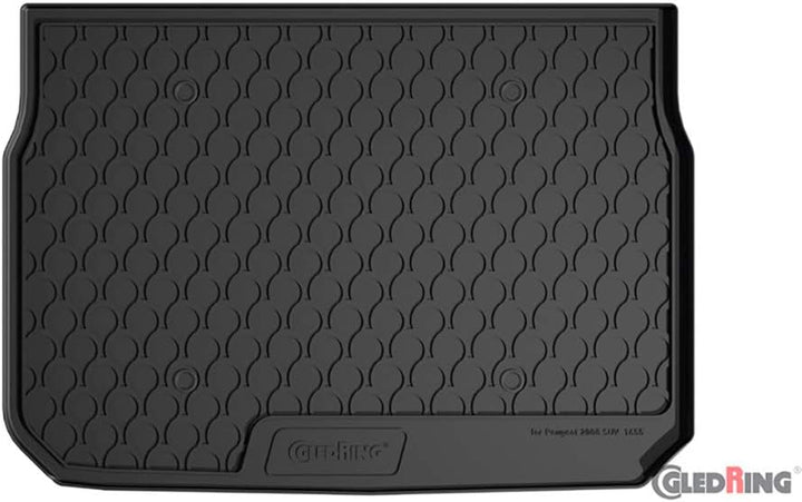 Gledring 1655 Rubbasol (Gummi) Kofferraumwanne Peugeot 2008 -2013 Kofferraummatte, Kofferraummatte