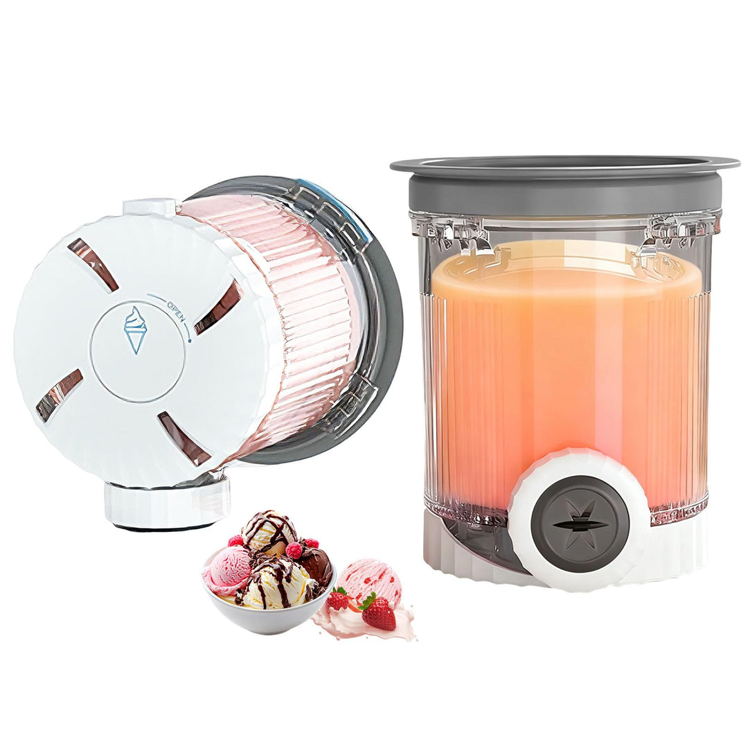2 Stück Creami Behälter Kompatibel mit Ninja NC700 NC701EU Serie, 480 ml Eiscreme Behälte Eismaschin