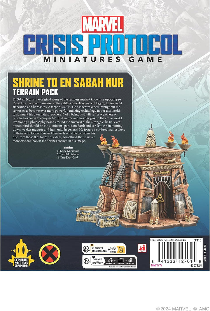Asmodee, Marvel: Crisis Protocol – Shrine to En Sabah Nur, Terrain Pack