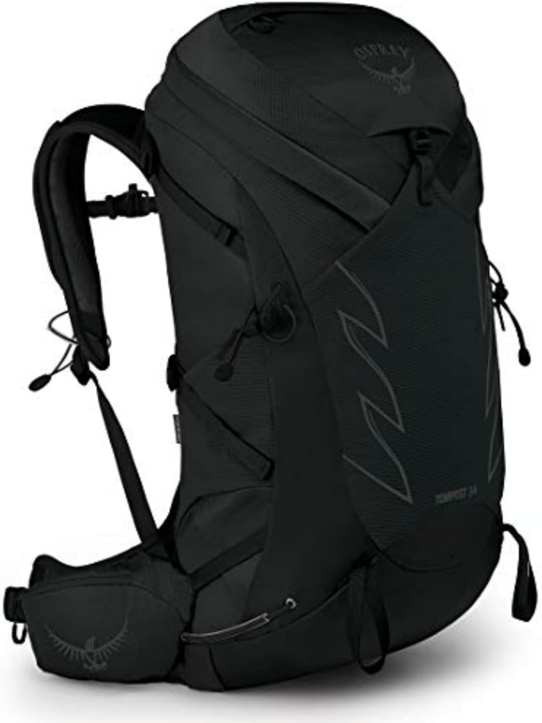 Osprey Tempest 34L Women's Hiking Backpack with Hipbelt WM/L Stealth Black, WM/L Stealth Black