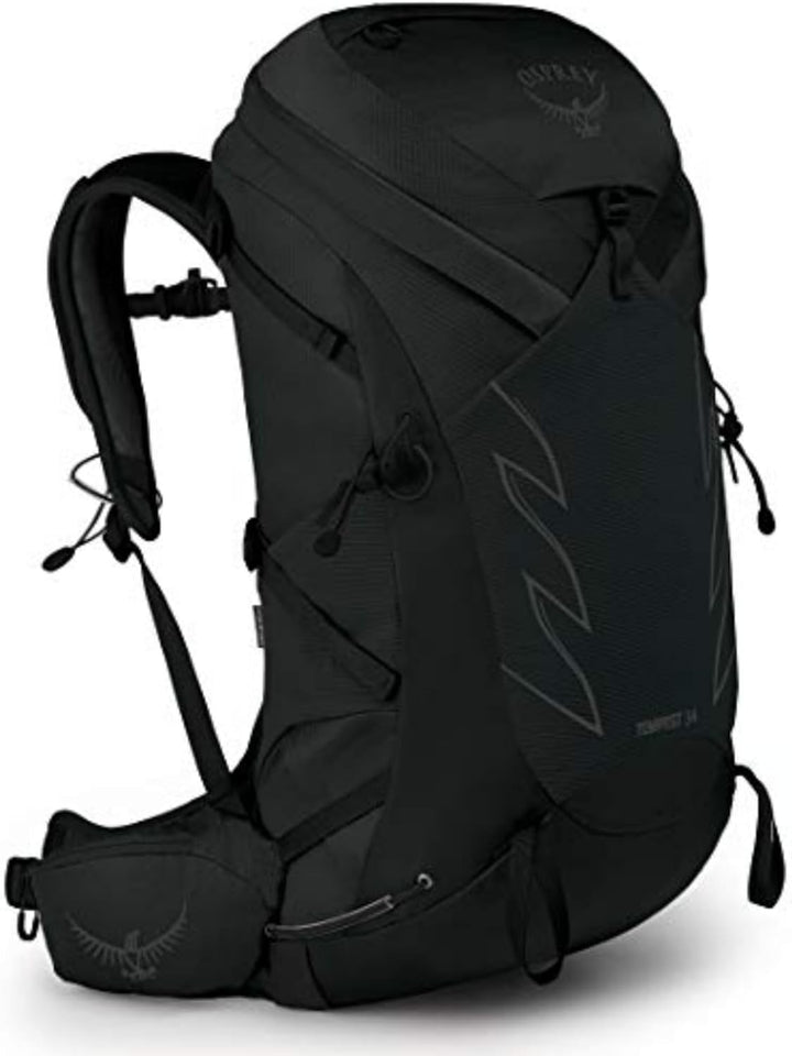 Osprey Tempest 34L Women's Hiking Backpack with Hipbelt WM/L Stealth Black, WM/L Stealth Black