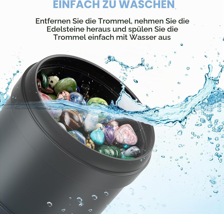 Professionelle Rock Tumbler Maschine, Steintrommel für Kinder（Grün 2026） grün Gross 1, grün Gross 1