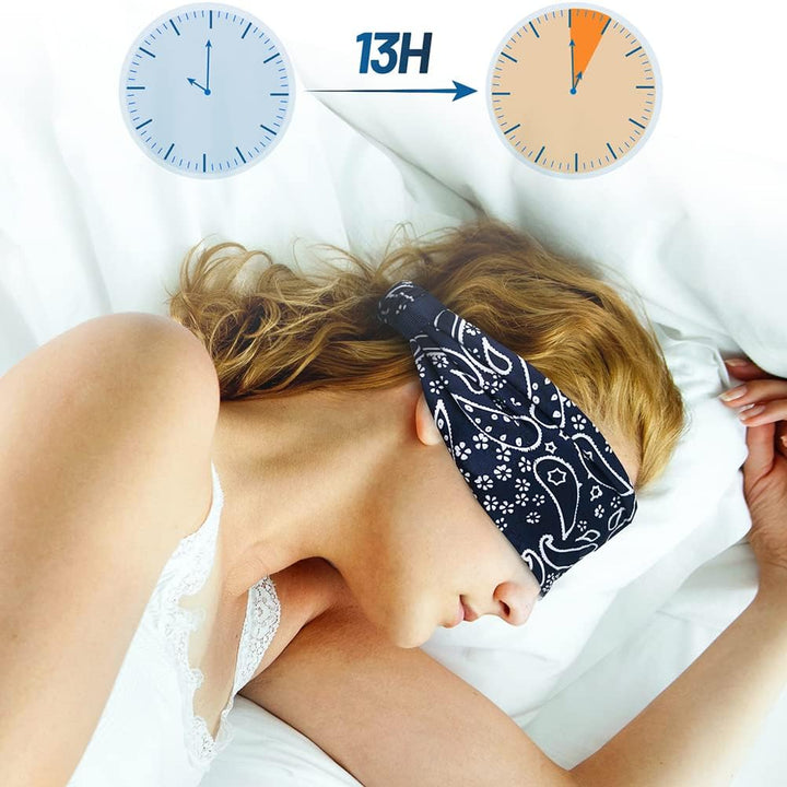 Bluetooth Stirnband Schlaf Kopfhörer Kabellose Musik Stirnband Kopfhörer mit HD Lautsprechern für Se