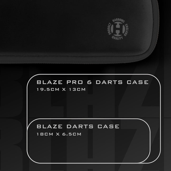 Harrows Darttasche Blaze 3 | Dartkoffer Darthalter I Dartkoffer für 3 Dartpfeile | Professionelles D