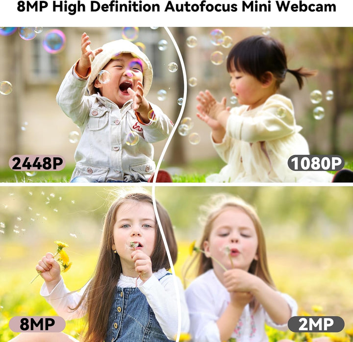 8MP USB Kamera modul mit Mikrofon, 4K 30fps Autofokus Webcam,lighburn Kamera für Laser gravuren,FOV