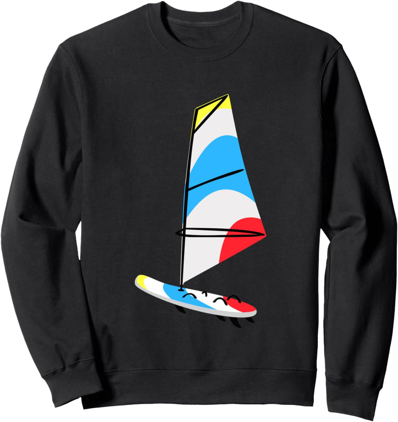 Windsurfbrett und Segel Sweatshirt