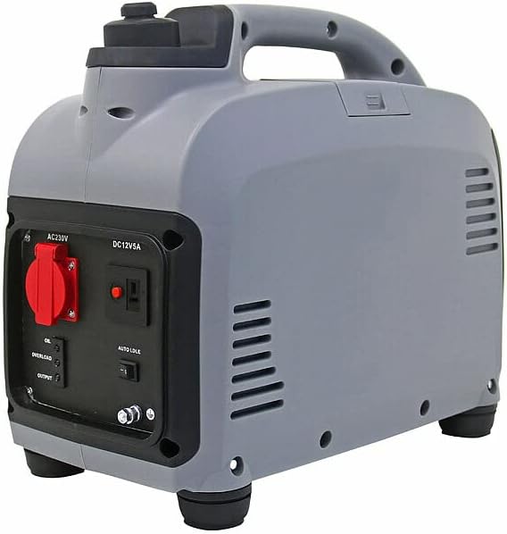reVolt Stromerzeuger: Tragbarer Benzin-Inverter-Generator, 1.000 W, 230 V, 12 V, 2,6 l