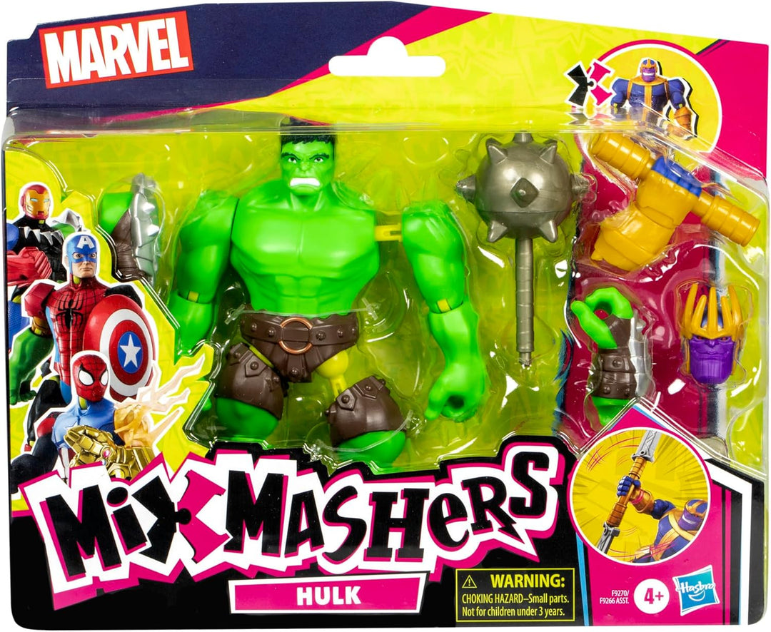 MixMashers Marvel Hulk individualisierbare Avengers Deluxe Mix-and-Match Action-Figur & Accessoires,