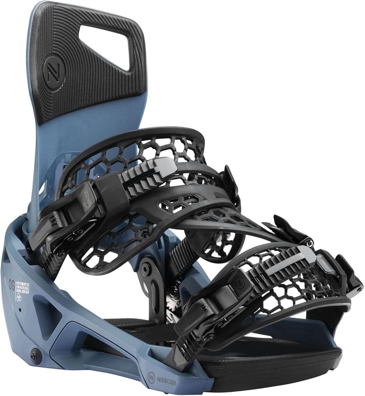 Nidecker Supermatic Snowboard – Universelle, doppelt einsteckbare automatische Bindung – Komfortabel
