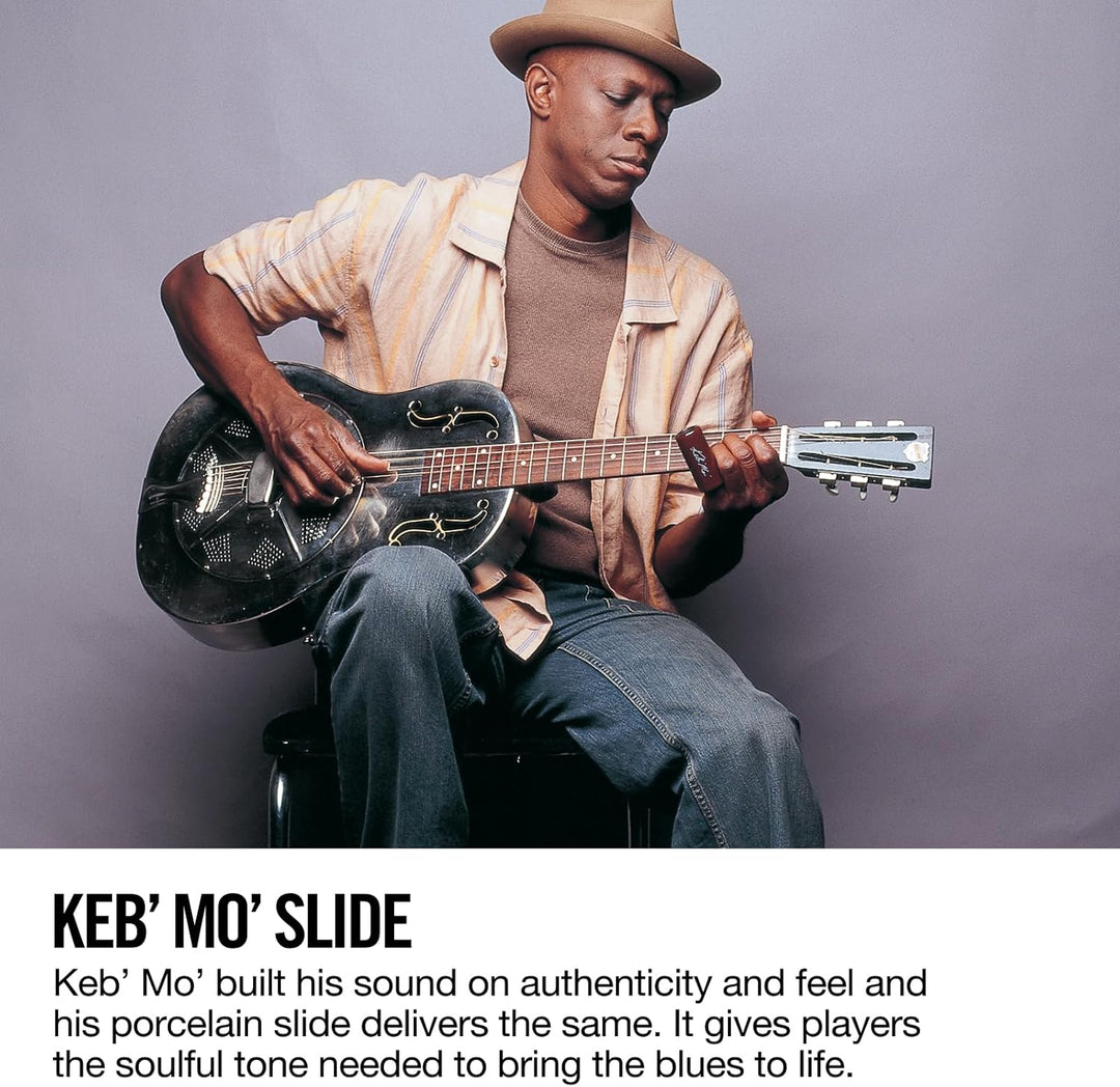 Bottleneck Jim Dunlop Mudslide Keb' Mo' porcelaine 20x31x70mm