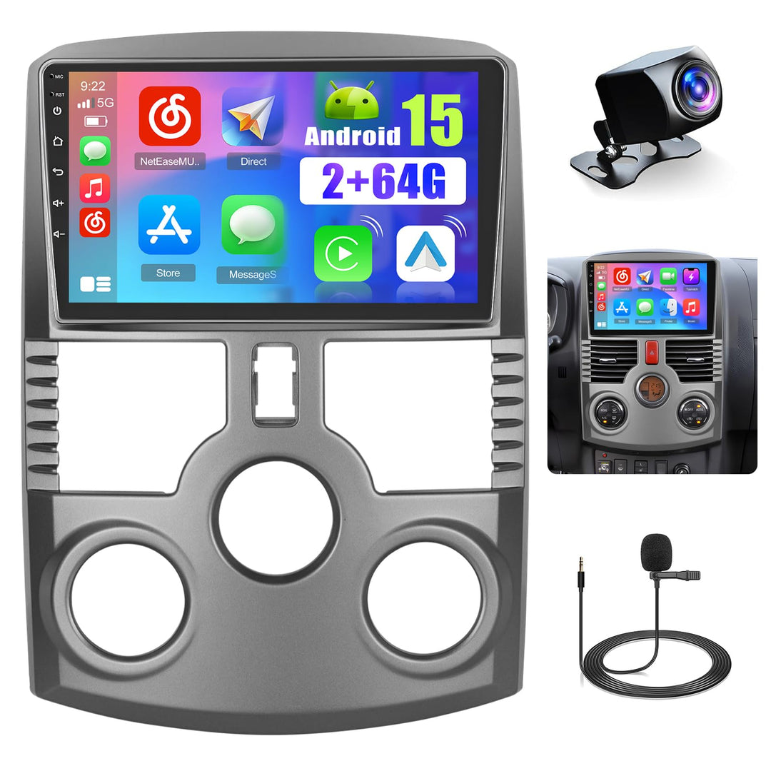 2+64GB Android Autoradio für Toyota Rush Daihatsu Terios 2006-2016 Wireless Carplay Android Auto, 9"