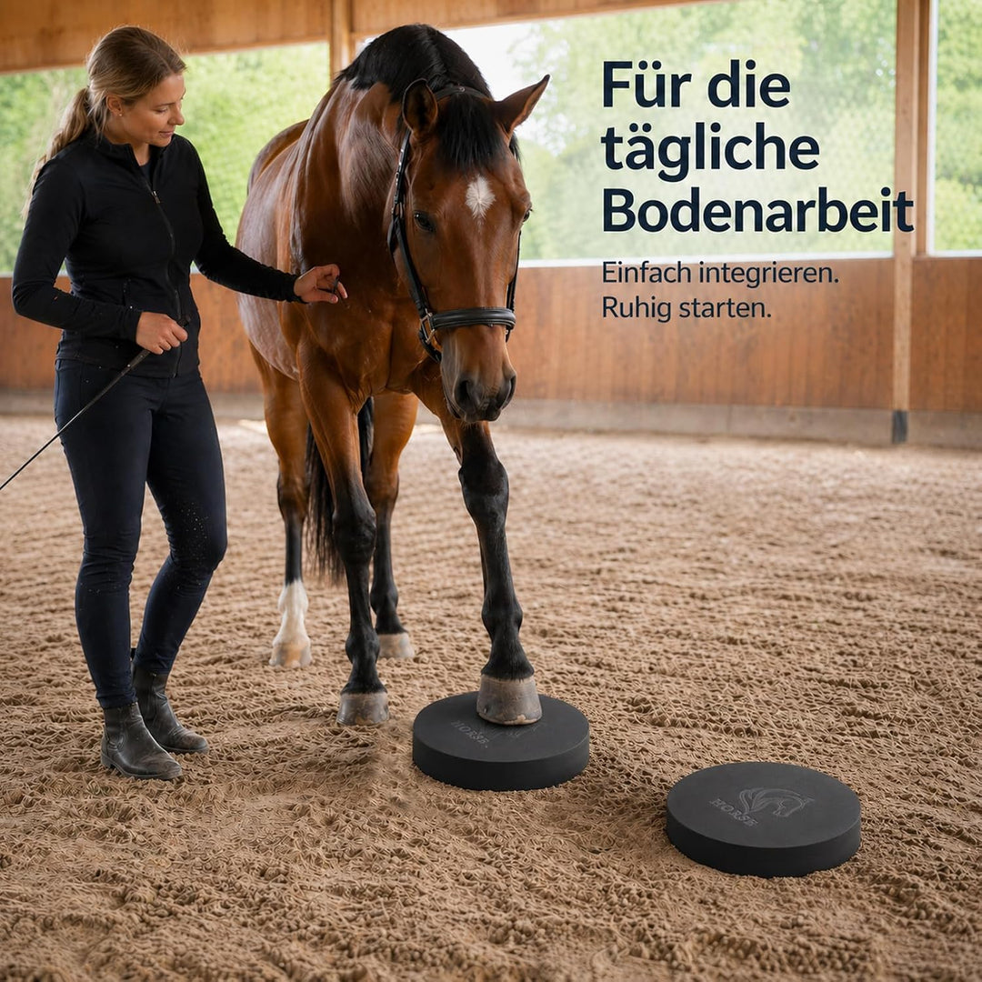 Jadive Balance Pad Pferd Trainingskissen Zubehör für Bodenarbeit Koordination Tiefenmuskulatur Pferd