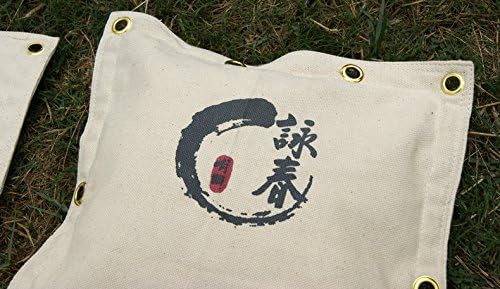 DETECH Mann Wing Chun Kung Fu Leinwand-Wand-Tasche Wand-Schlagpolster, Schlagkissen, Sandsack, Boxsa