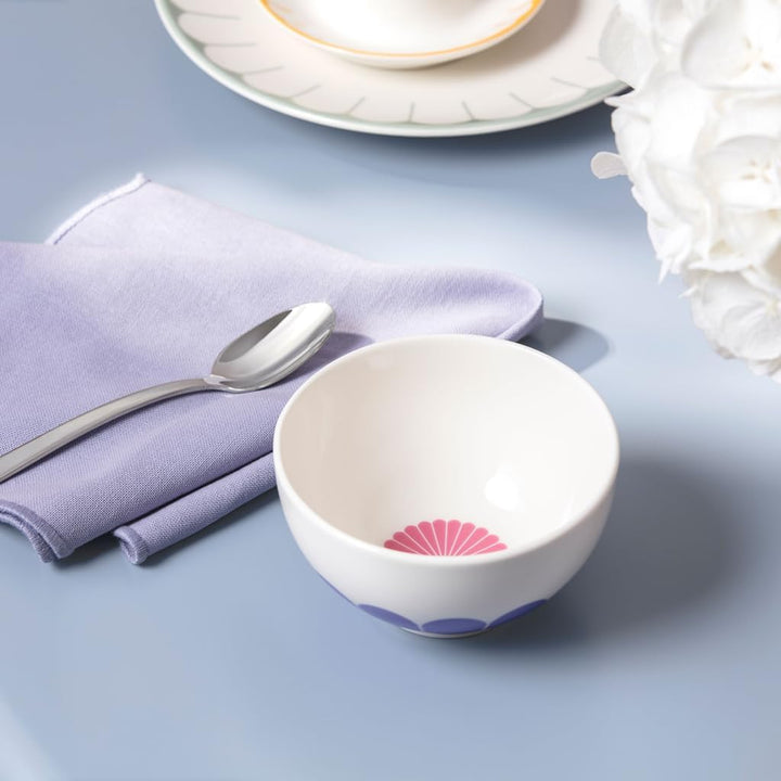 Villeroy & Boch – Fleur Schale, Masse: ca. 11 × 11 × 6,5 cm, Multicolour, spülmaschinenfest & mikrow