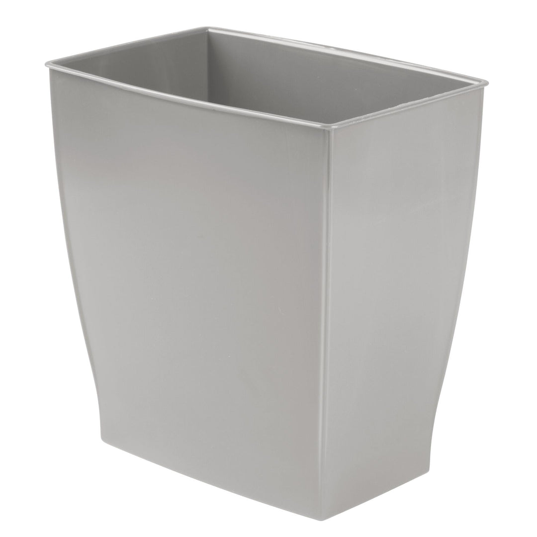 iDesign InterDesign Rechteckiger Spa-Abfalleimer, 11 Liter, grau, Gray, Grau