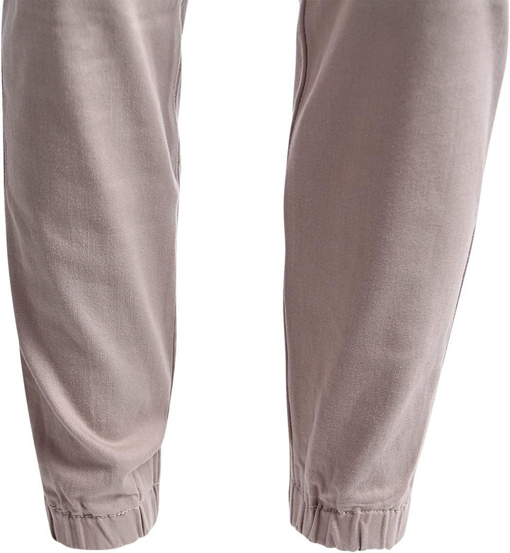 topschuhe24 2639 Damen Cargohose Jeans High Waist M Beige, M Beige