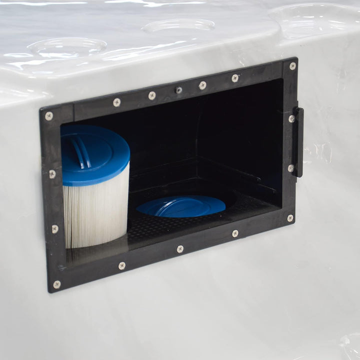 PrimeRelax Whirlpoolfilter, Kartuschenfilter 2er-Pack, Poolfilter, Whirlpool Filterkartusche, Spa Fi