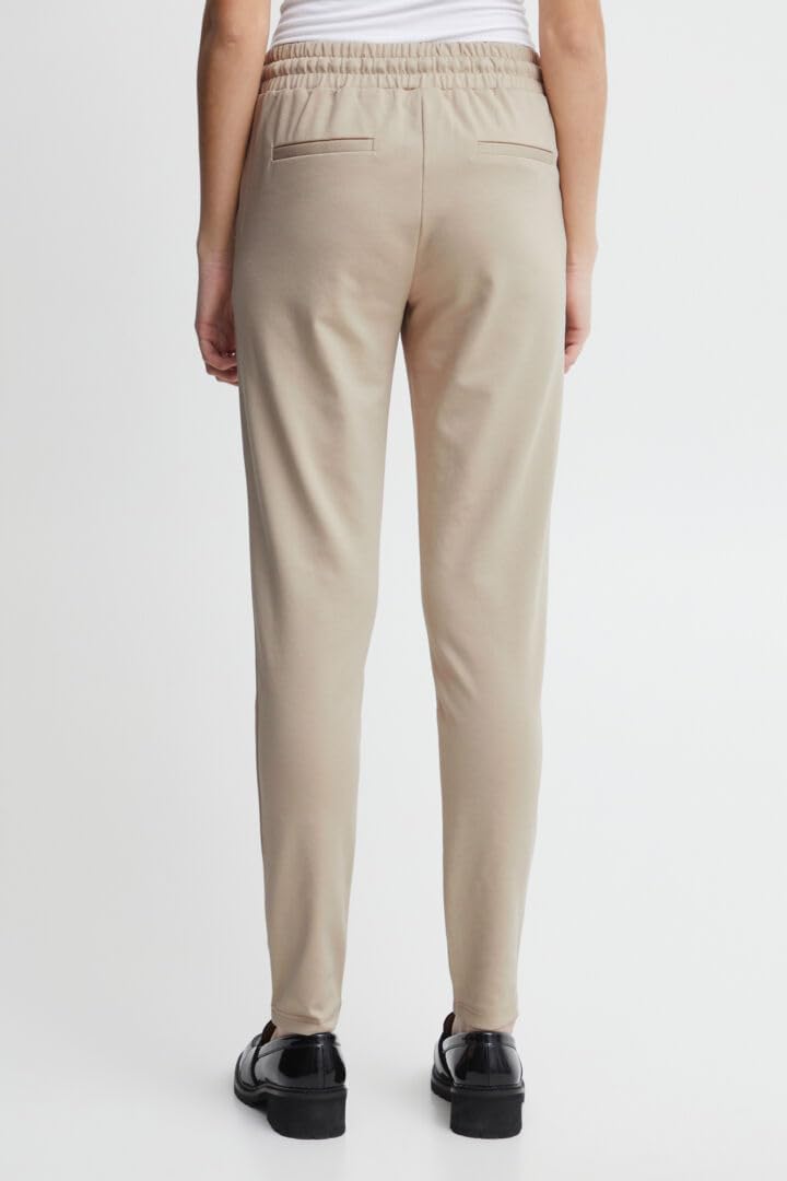 Ichi IHKATE PA2 Damen Sweathose Sweatpants Relaxhose mit Stretch Schmaler Schnitt mit Elastikbund XS