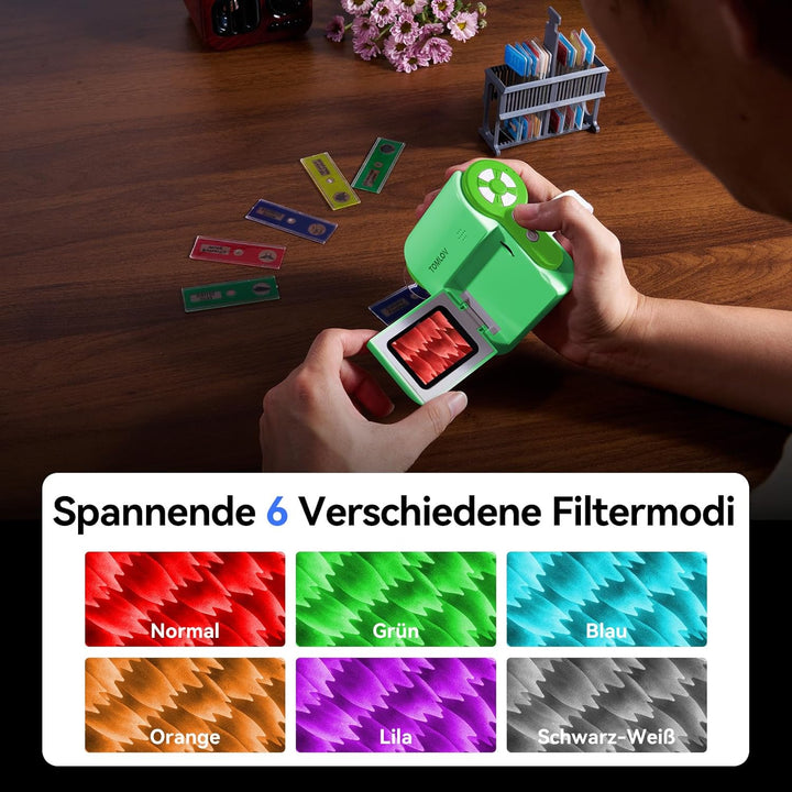 TOMLOV P20 Handheld Digital Mikroskop, 3-in-1 Taschenmikroskop für Kinder, Tragbare 1080P DV Kamera