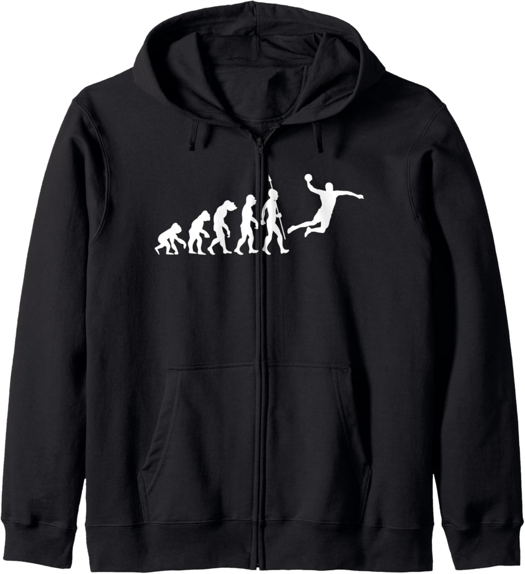Handball Spieler Evolution Sport Handballspieler Handballer Kapuzenjacke