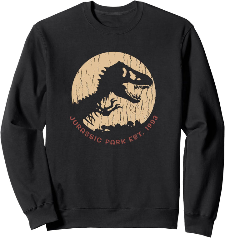 Jurassic Park T-Rex Silhouette Coin Sweatshirt