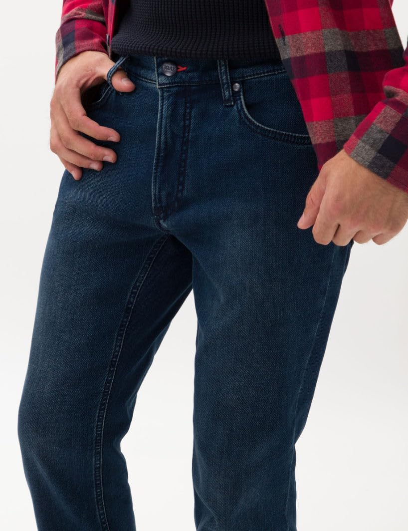 Brax Herren Jeans Style Chuck Relax Flex 35W / 36L Blue Pearl Used, 35W / 36L Blue Pearl Used