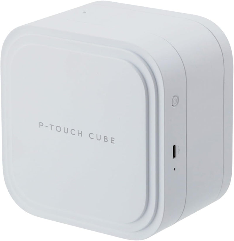 Brother P-touch CUBE Pro PT-P910BT Drucker für Etiketten und Bänder, komplett und kompakt, mit USB-L