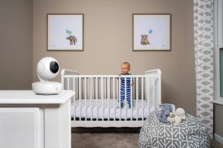 Motorola Baby MBP 50 Video-Babyphone mit Schwenk-, Neige-und Zoomfunktion, 5,0 Zoll Farbdisplay, Nac