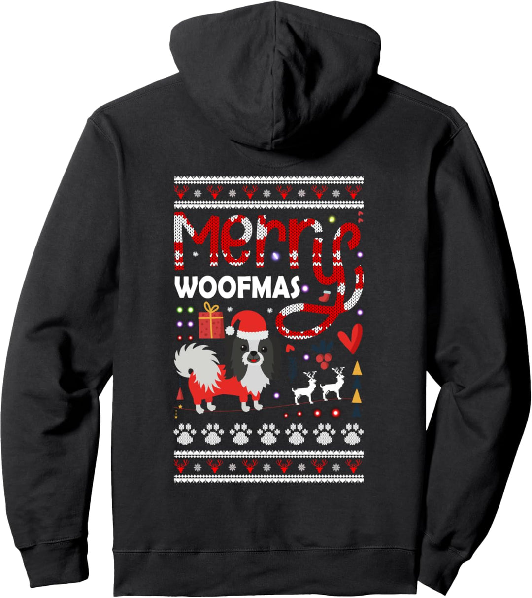 Merry Woofmas Hundepullover Pullover Hoodie