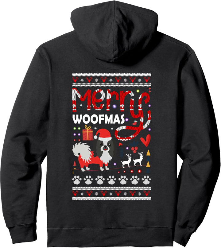 Merry Woofmas Hundepullover Pullover Hoodie