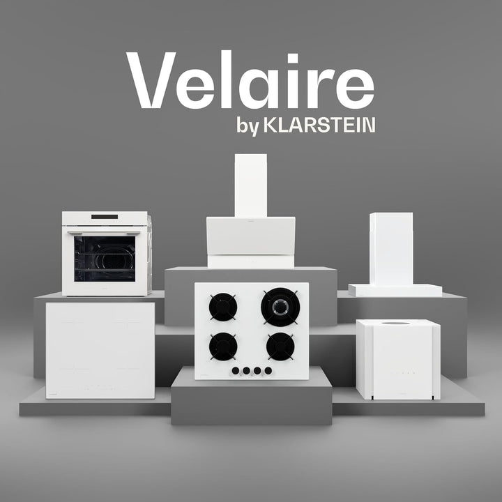 Klarstein Velaire Eismaschine – 500-W-Eismaschine, 3 Behälter à 0,6 l (insgesamt 1,8 l), 10 Programm
