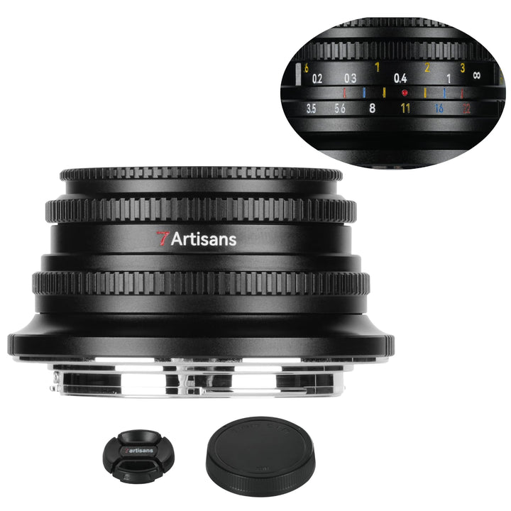 7Artisans 10mm F3.5 Pancake Ultraweitwinkel for Nikon Z-Mount Objektiv, APS-C manueller Fokus, 108°,