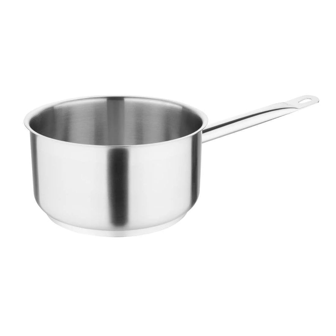 Vogue M944 Vogue Stielkasserolle, Edelstahl, 3 l 100(d)mm x 200mm/8"(dia)., 100(d)mm x 200mm/8"(dia)