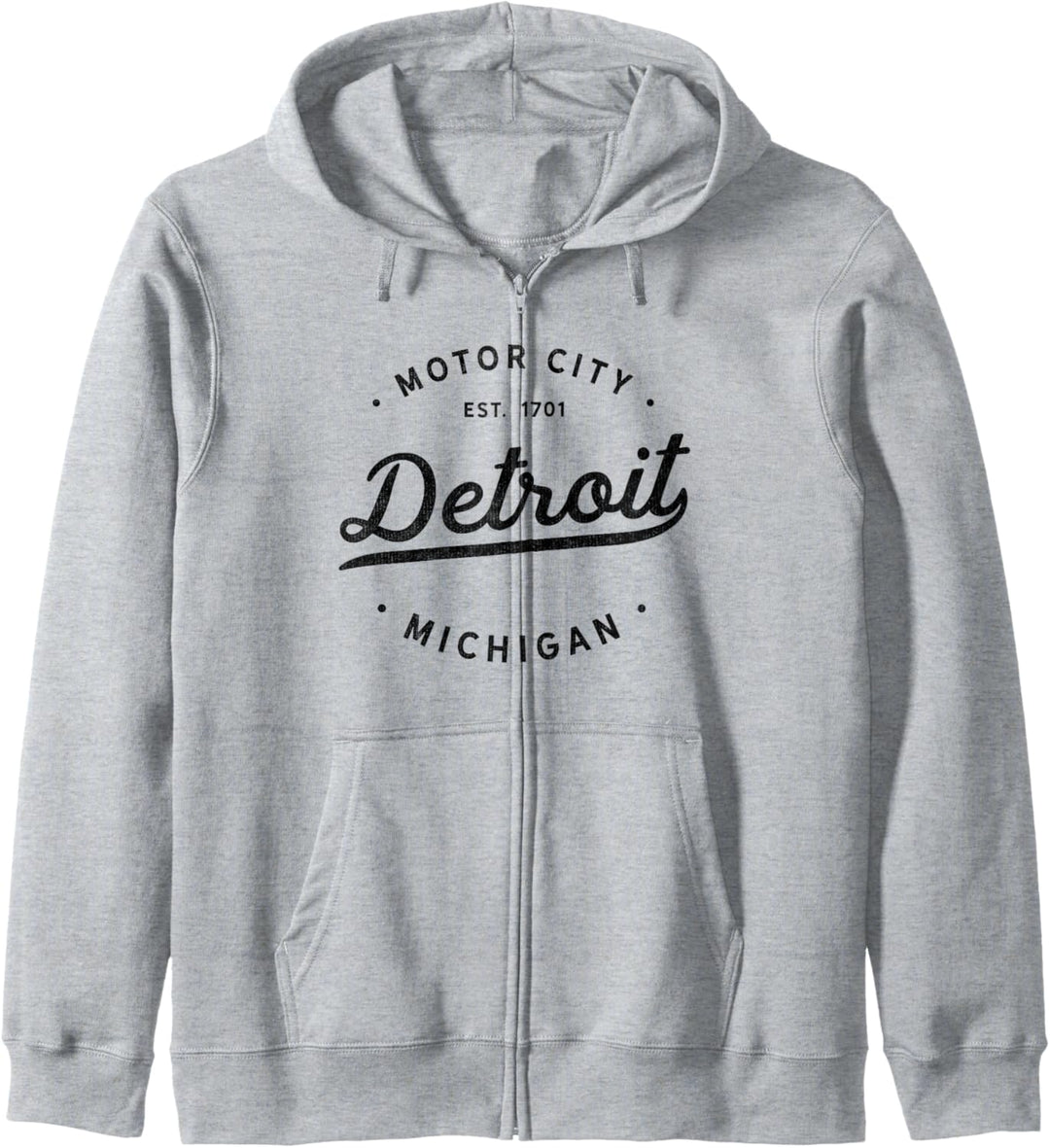 Classic Retro Vintage Detroit Michigan Motor City Design Kapuzenjacke