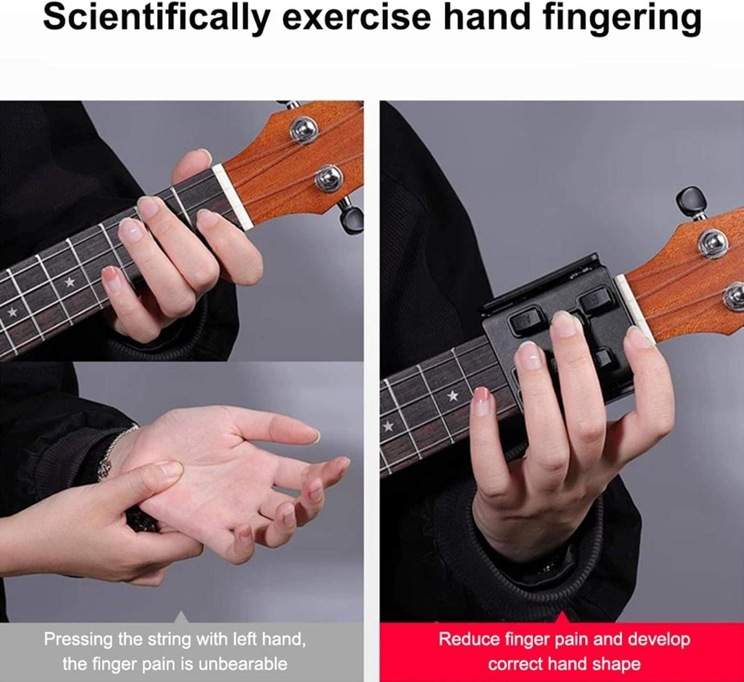 Ukulele Akkord Lernsystem - Klassische Übungshilfe für Trainer und Anfänger - Professionelle Akkord