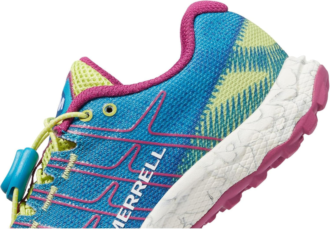 Merrell Mädchen Moab Flight Low A/C Sneaker 29 EU Teal Lime Fuchsia, 29 EU Teal Lime Fuchsia