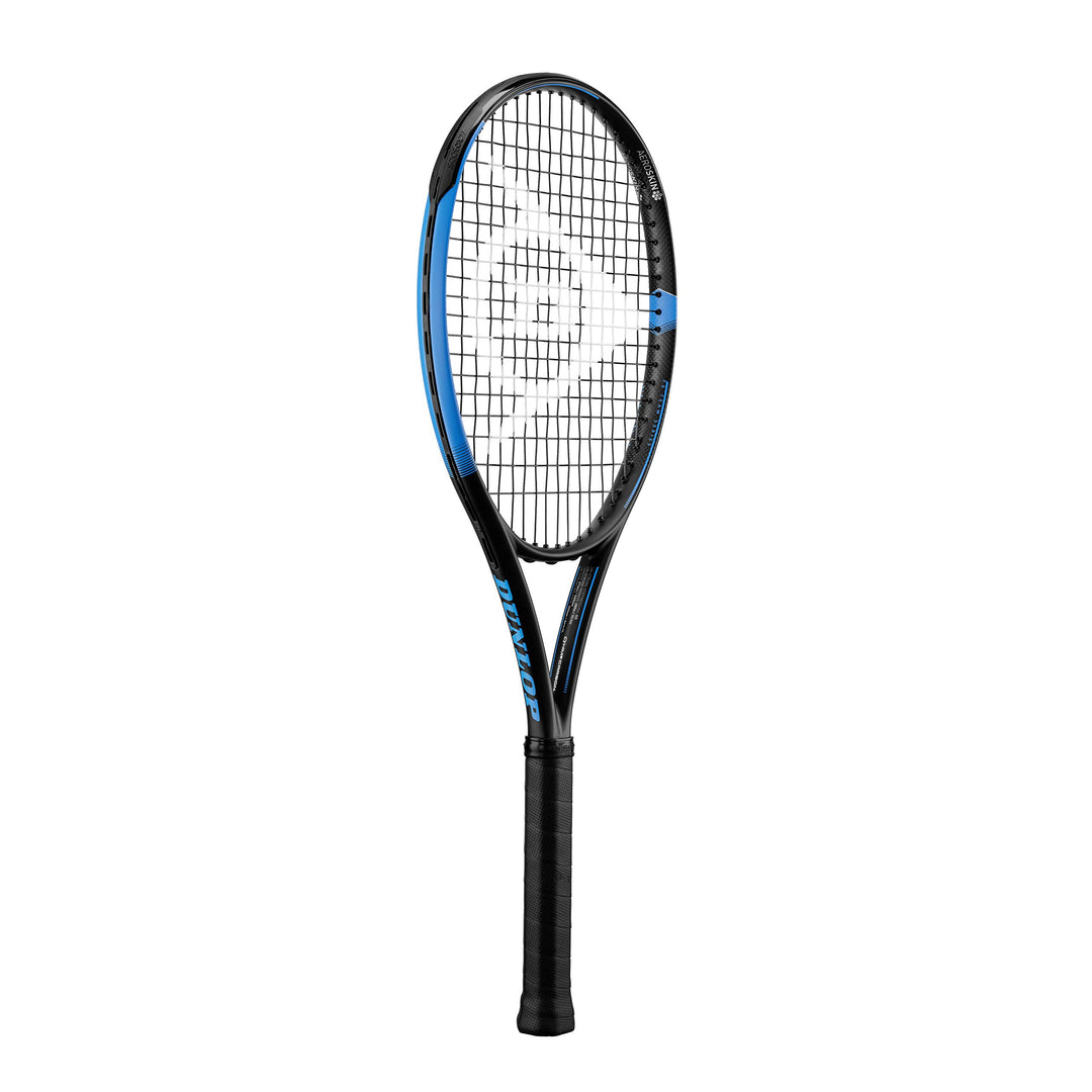 Dunlop D TR FX Team 285 Strained: No 285G Tennisschläger Allround Schwarz - Blau Schwarz 4, Schwarz
