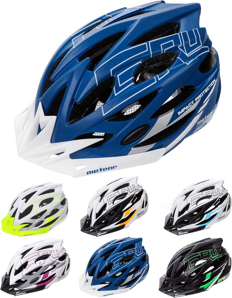 meteor® Fahrradhelm GRUVER Herren Damen Kinder-Helm MTB rollerhelm mädchen kinderfahrradhelm für Dow