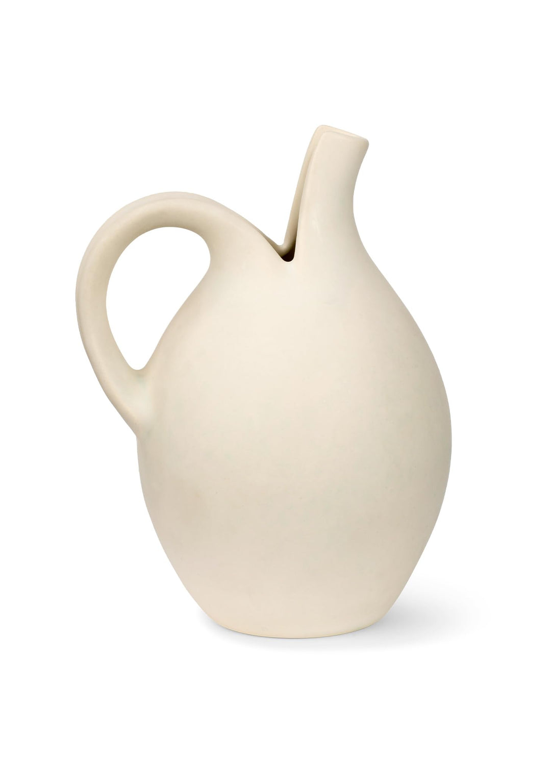 SPALTEKANDEN #64 | gebrochen Weisse KARAFFE & VASE | Eva Stahr-Nielsen | Spring Copenhagen