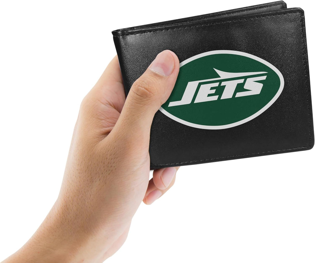 Siskiyou Sports Bi-fold Wallet Large Logo New York Jets Einheitsgrösse Schwarz, New York Jets Einhei