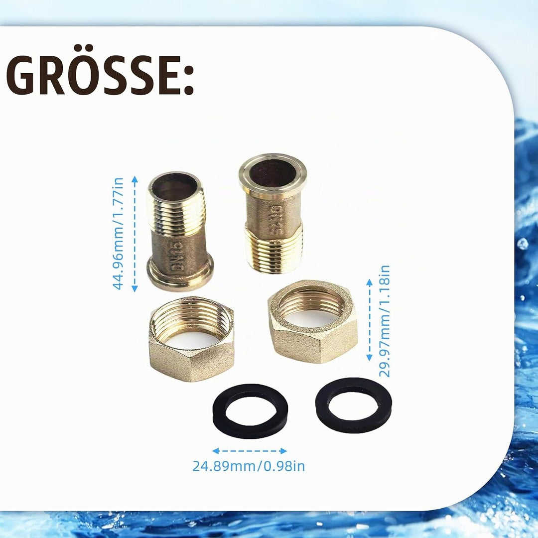 Wasserzähler Garten 1/2 Zoll, 15mm Kalt Wasseruhr Garten Geeicht Kaltwasserzähler mit Schutzhülle un