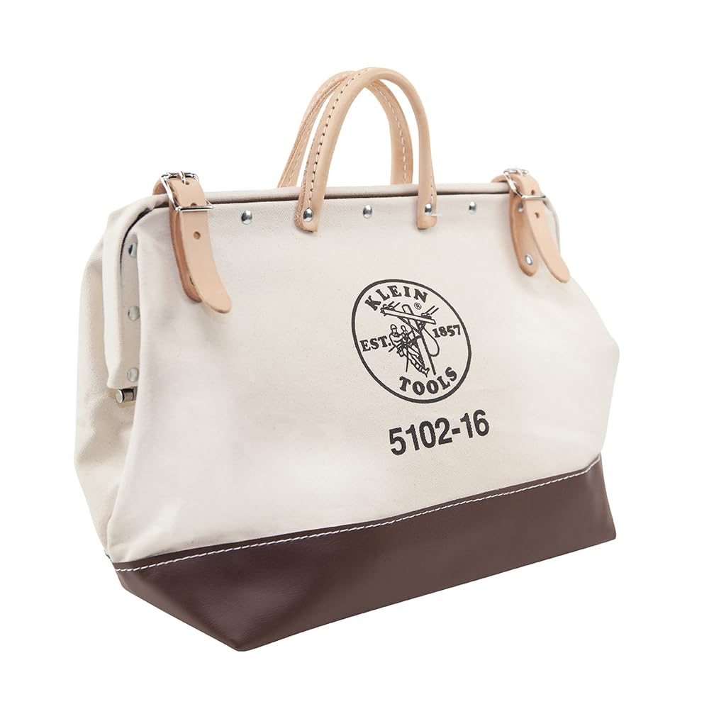 Werkzeugtasche, Leinen-Tasche für Handwerkzeuge ist robuster Organizer mit Stahlrahmen, kleine Werkz