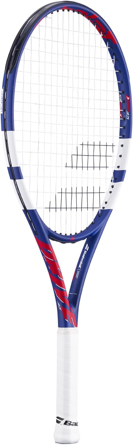 Babolat - Tennisschläger Modell Drive Junior, Einheitsgrösse, Farbe Blau/Rot, Rahmen aus Graphit und