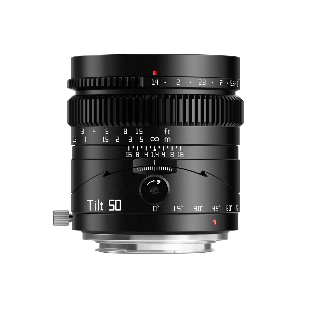 TTArtisan 50mm F1.4 Tilt Kamera Objektiv Vollrahmen Grosse Blende Manuelles Objektiv Miniatur Landsc
