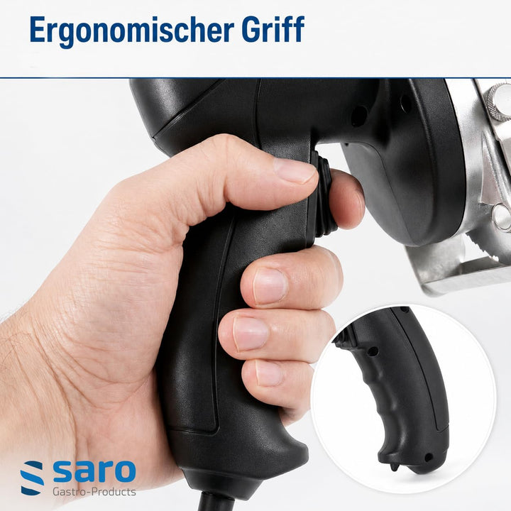 Saro 418-1020 ED 100 elektrisches Profi Schneidemesser für Döner und Gyros,