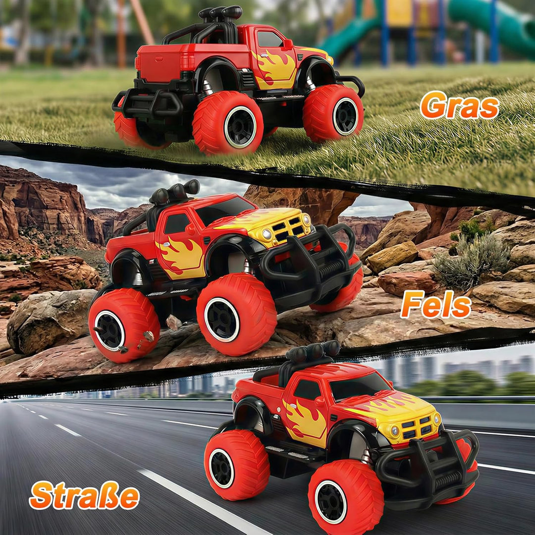 Pup Go Monster Truck Ferngesteuertes Auto mit Licht für Kinder 3+ Jahr, Weihnachten &amp; Nikolaus Gesch