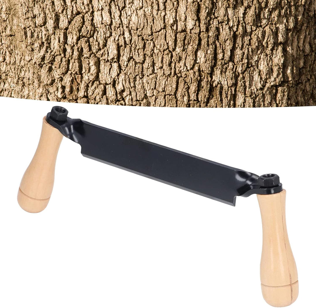 Draw Knife, Straight Draw Shave Knife mit Wolframstahlklinge und ergonomischem Holzgriff Arbeitsspar